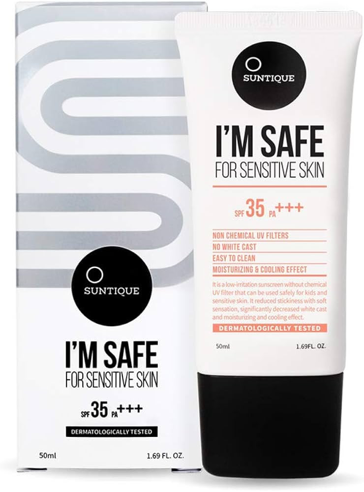 Suntique I’m Safe For Sensitive Skin, SPF35, 1.69 fl.oz. | Amazon (US)