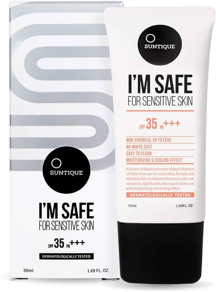 Suntique I’m Safe For Sensitive Skin, SPF35, 1.69 fl.oz. | Amazon (US)