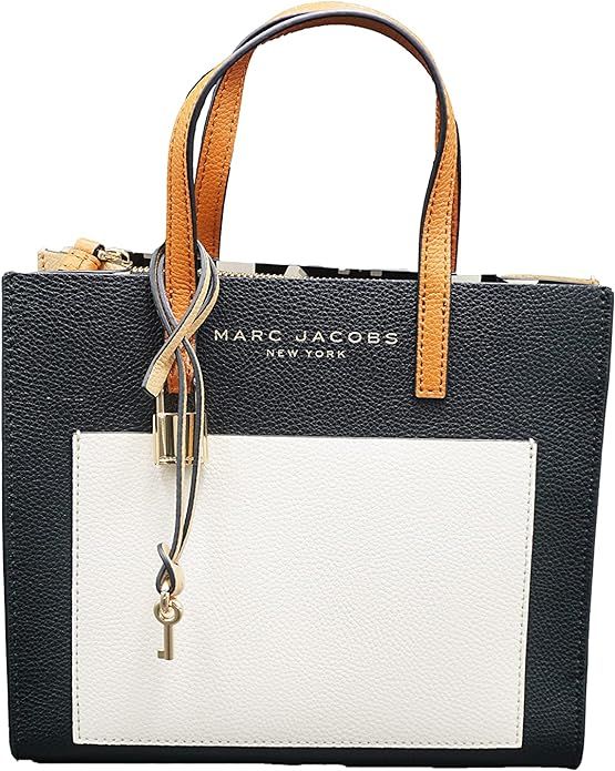 Marc Jacobs M0016132 Smoked Almond/Gold Hardware Women's Grind Colorblocked Mini Tote Bag | Amazon (US)