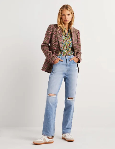 Relaxed Distressed Jeans | Boden (UK & IE)