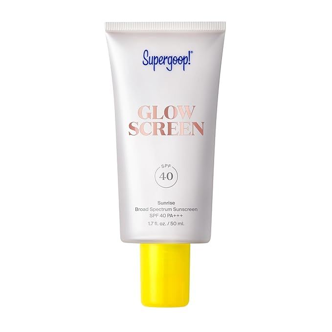 Supergoop! Glowscreen SPF 40 - Glowy Sunscreen Primer with Hyaluronic Acid, Vitamin B5 & Niacinam... | Amazon (US)