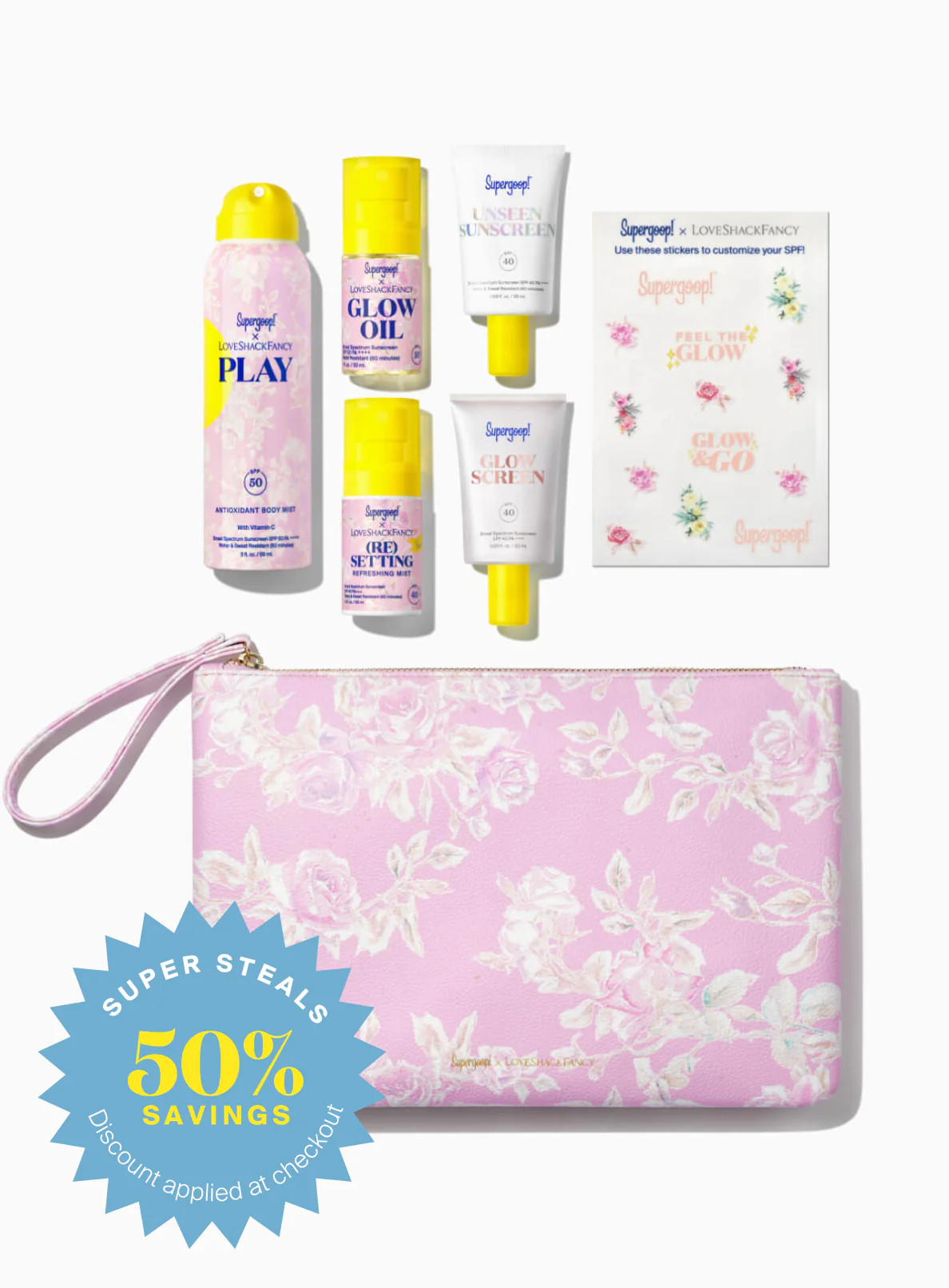 Supergoop! x LoveShackFancy Love to Glow SPF Kit | Supergoop