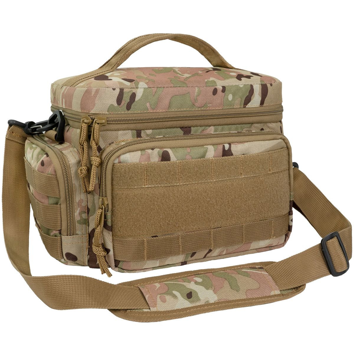 OPUX Tactical Lunch Box Men Adult, Insulated Large Cooler Bag with MOLLE, Mesh Side Pockets Pail ... | Target