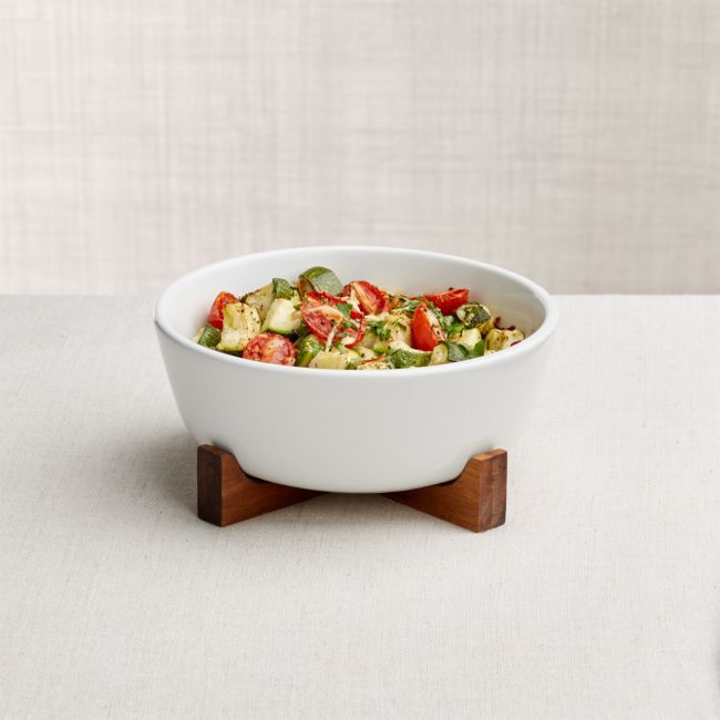 Oven-to-Table Bowl with Trivet | Crate & Barrel