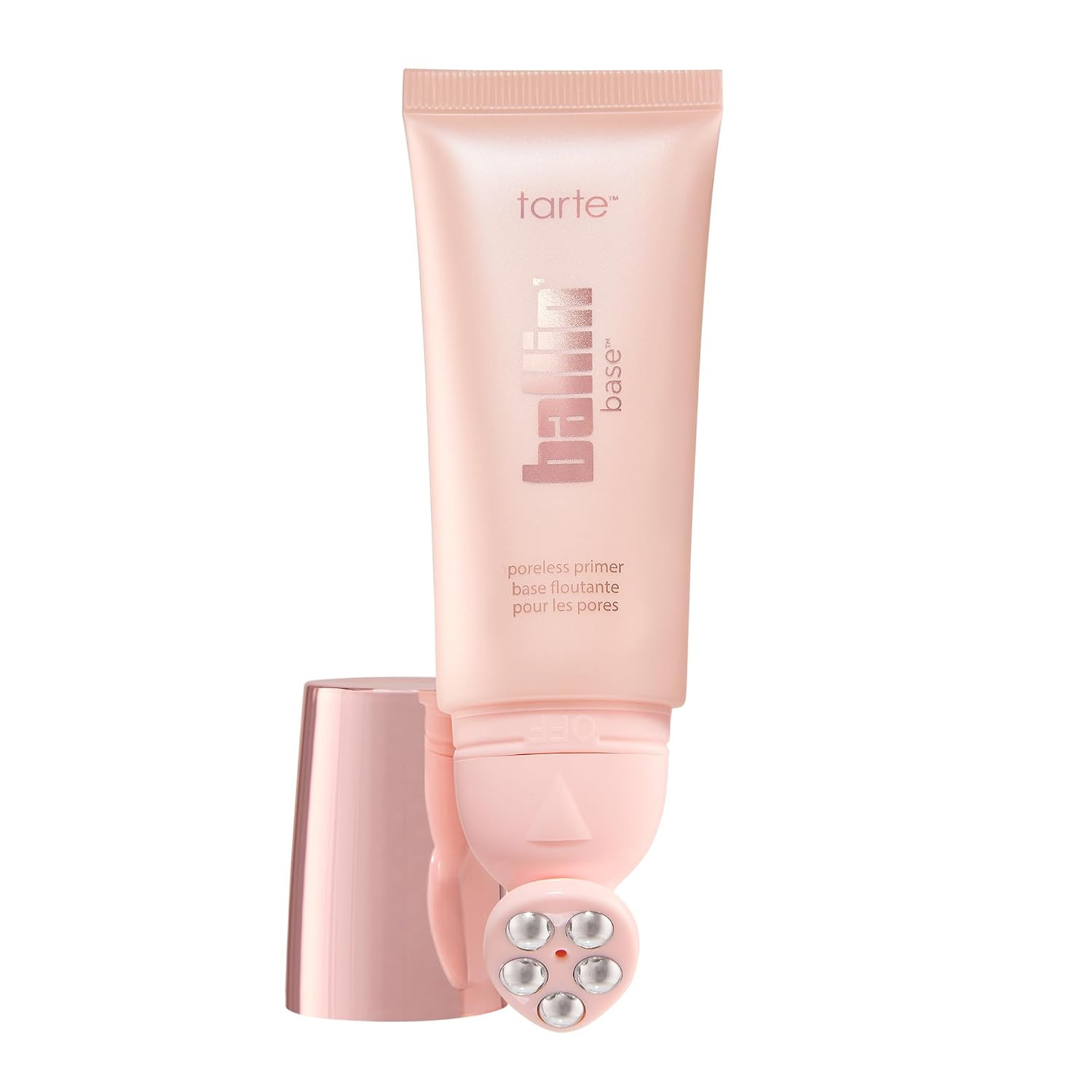 tarte ballin’ base poreless primer – Rollerball Applicator to Help Lift, Sculpt & Depuff, Wear Under Foundation to Prime Skin with Niacinamide, Vegan & Cruelty-free | Amazon (US)