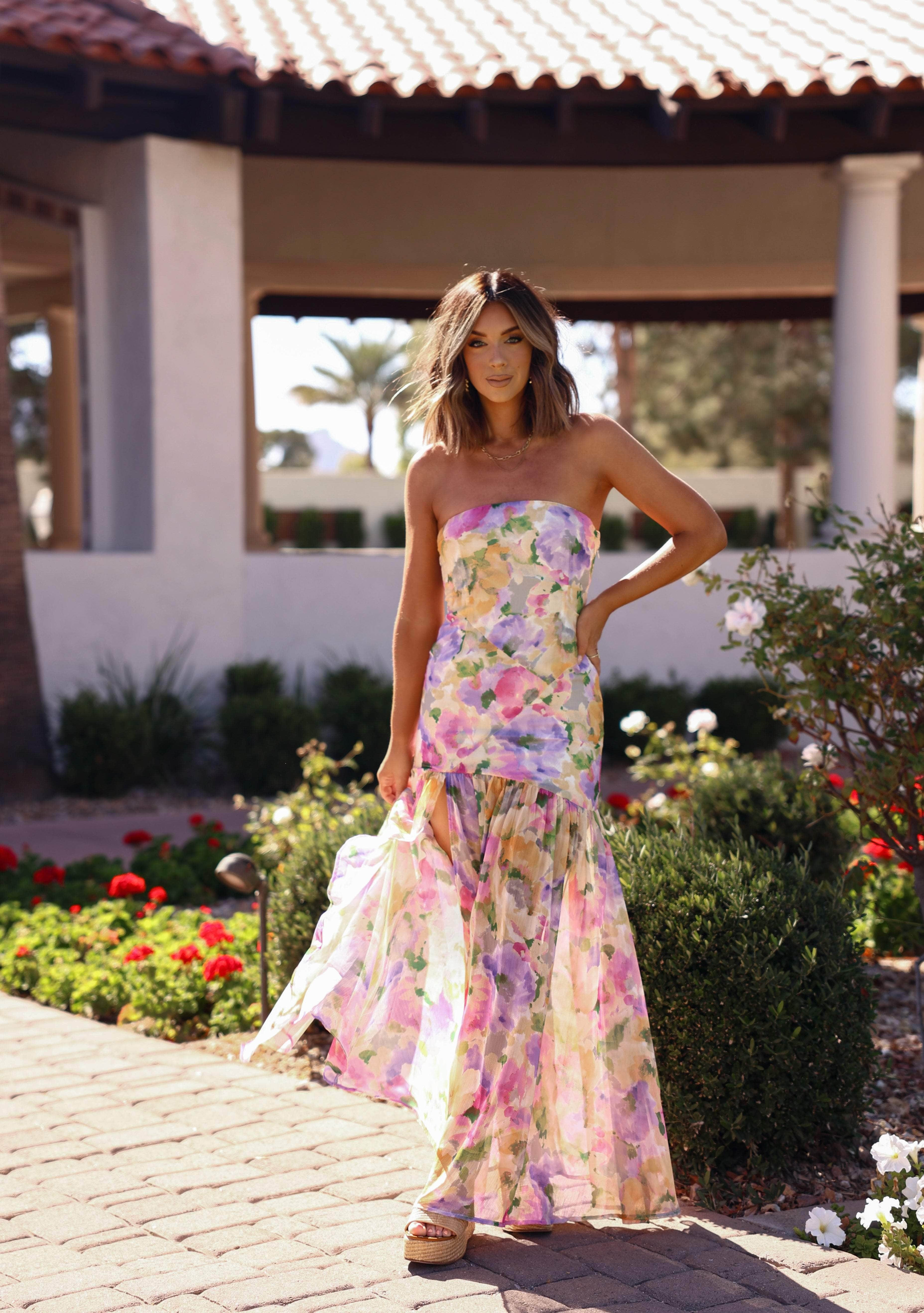 Sunset Romance Dress | Lane 201 Boutique