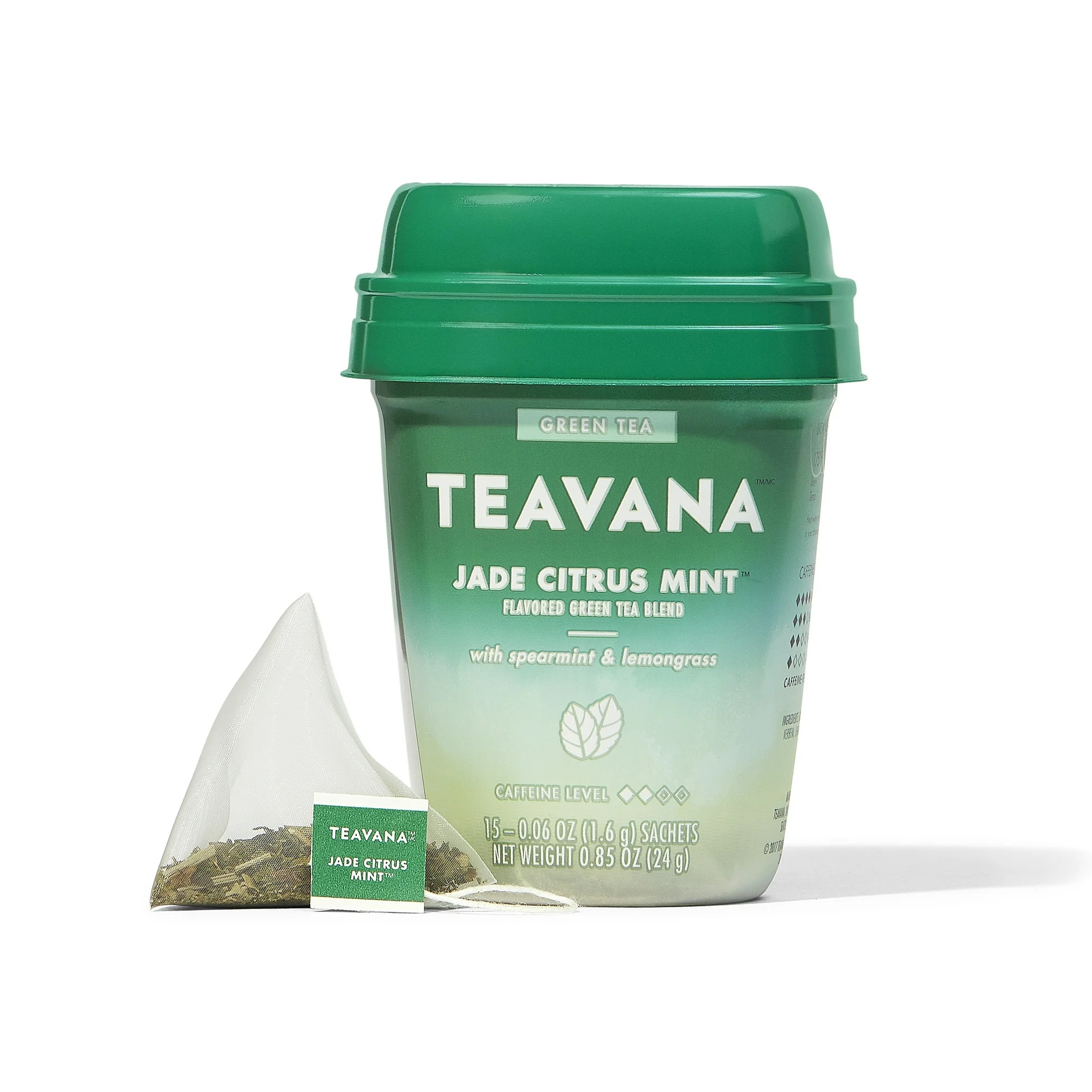 Teavana Jade Citrus Mint Flavored Green Tea Blend Tea Bags 15 Ct | Walmart (US)