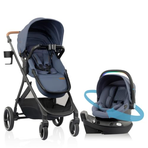 Evenflo Shyft Intuiti+ Travel System w/ Revolve180 LiteMax NXT Rotating Car Seat | Amazon (US)