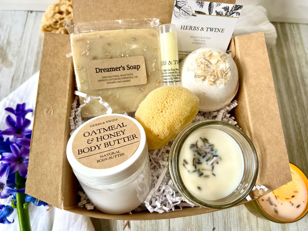 Relaxation Stress Relief Aromatherapy Gift Box Wellness Spa Gift Set Spa Gift Basket Birthday Gif... | Etsy (US)