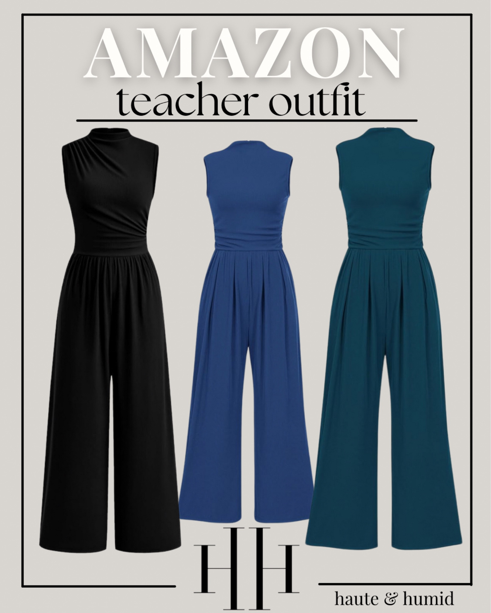 This jumpsuit would be great for teachers. Flowy & lightweight. Add a denim jacket or cardigan when temps cool down. Great work outfit for the office with a blazer


#LTKSaleAlert #LTKStyleTip #LTKWorkwear