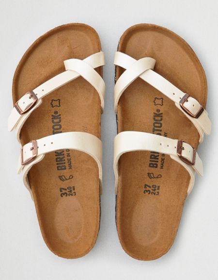 Birkenstock Women's Mayari Sandal Women's Cream 39 (US 8) | American Eagle Outfitters (US & CA)