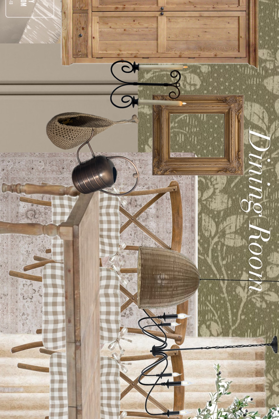 Dining Room Mood Board Links