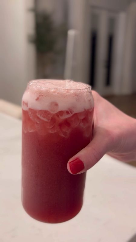 This sleepy girl mocktail is AMAZING!!! 
You need ice, 1 tsp of the magnesium (moon juice), 1 cup of tart cherry juice (do not sub for anything else), & 1 can of your favorite flavor of poppi! Combine together and drink an hour or so before bed. I swear I’ve never slept so good since starting this! 

#LTKfindsunder50 #LTKVideo #LTKfitness