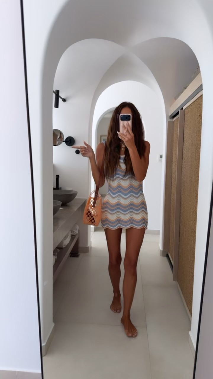Swim cover up, jelly bag, summer vacation outfit

#LTKootd #LTKSwim #LTKTravel