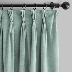 Solid Velvet Curtain | Williams-Sonoma