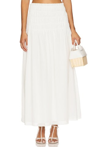 Lovers and Friends Alessia Maxi Skirt in White from Revolve.com | Revolve Clothing (Global)