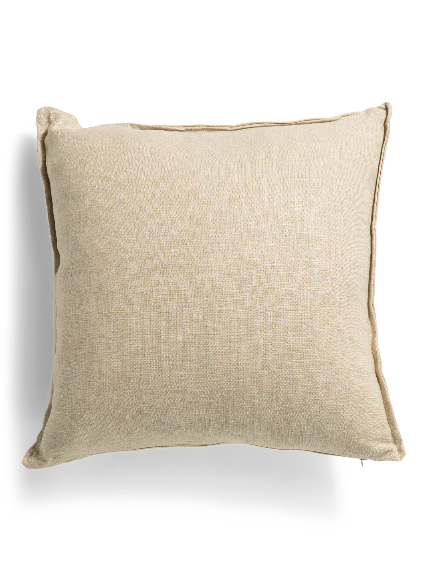 Made In Usa Linen Blend Luxe Feather Filled Mini Flange Pillow | TJ Maxx