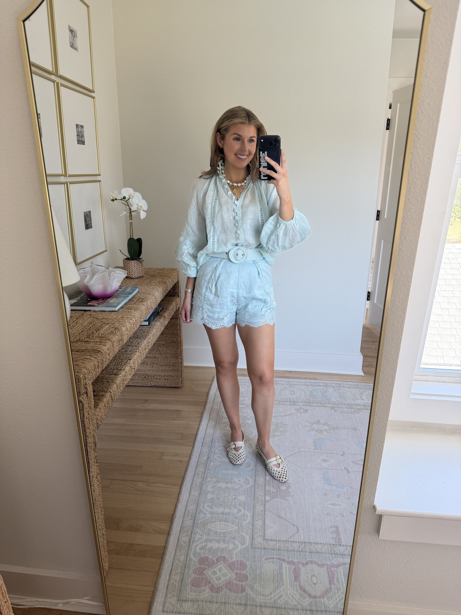 Matching set summer outfit idea! Wearing a S