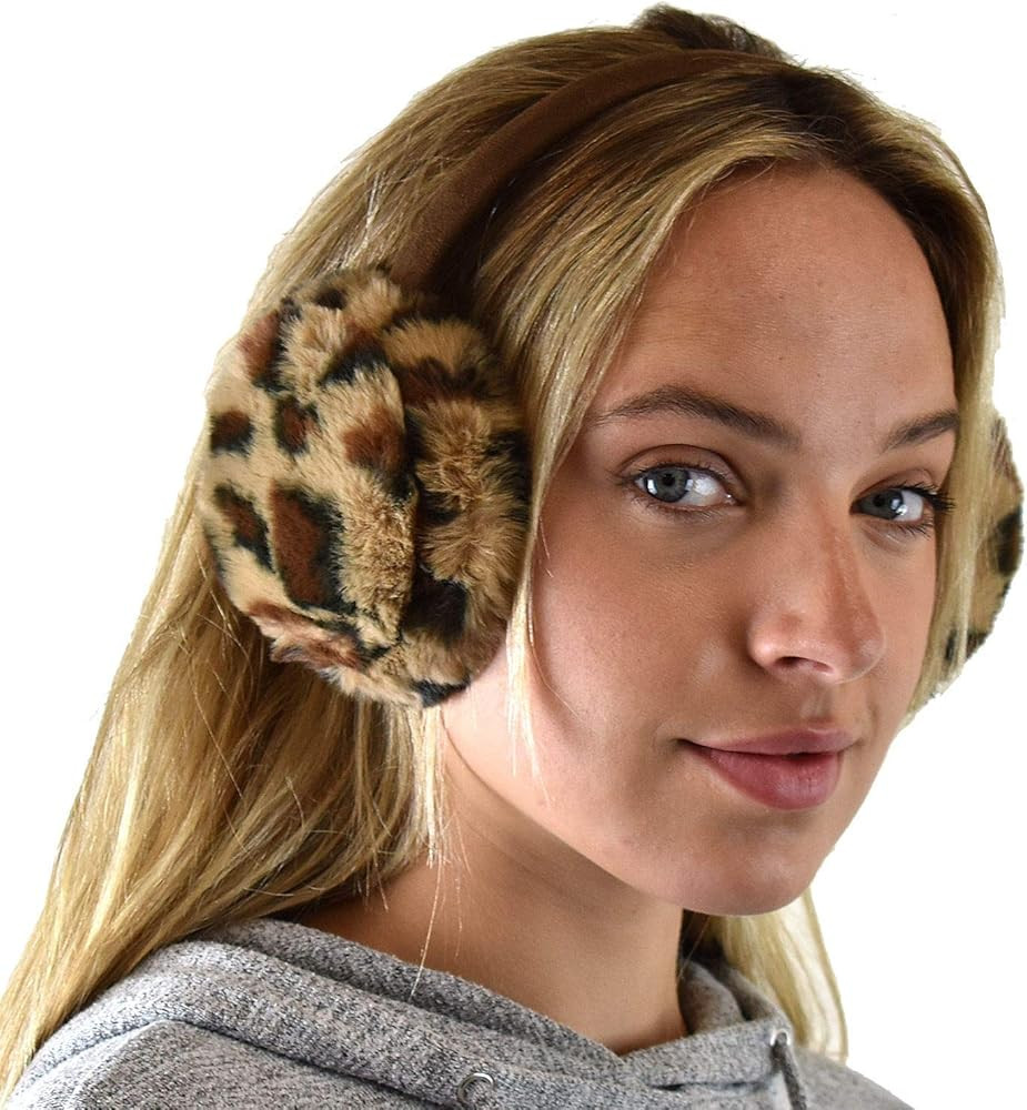 C.C Soft Winter Warm Adjustable Headband Ear Warmer Earmuffs | Amazon (US)