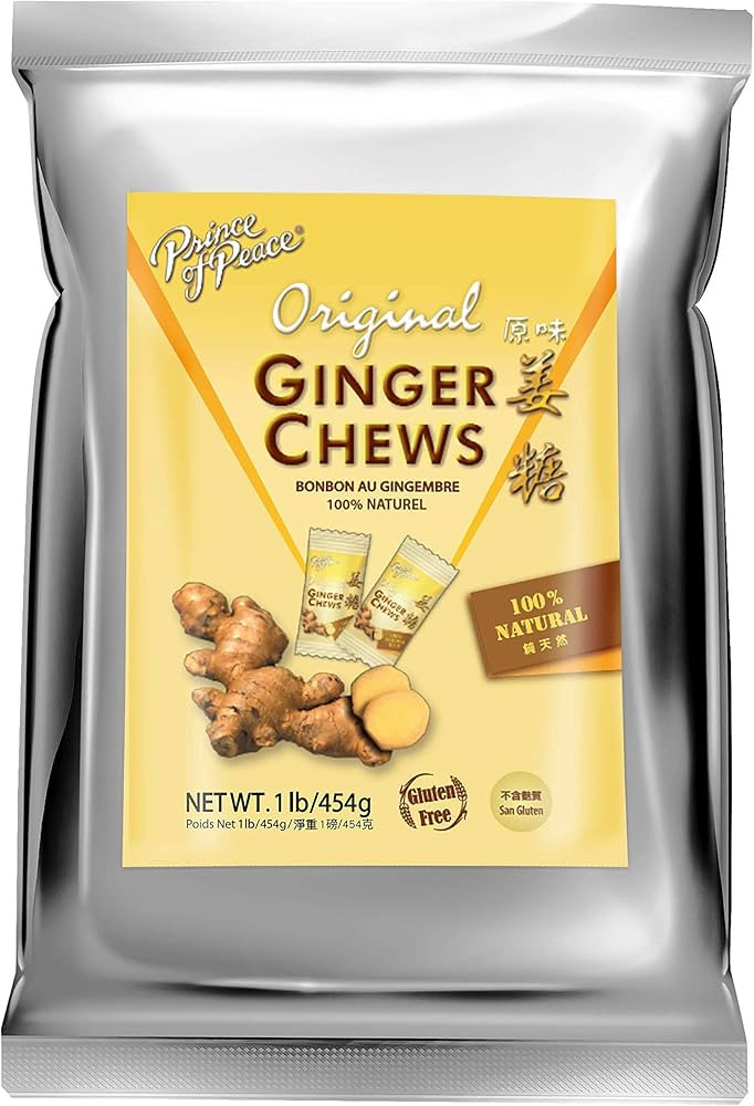 Prince of Peace Original Ginger Chews, 1 lb. – Candied Ginger – Candy Pack – Ginger Chews C... | Amazon (US)