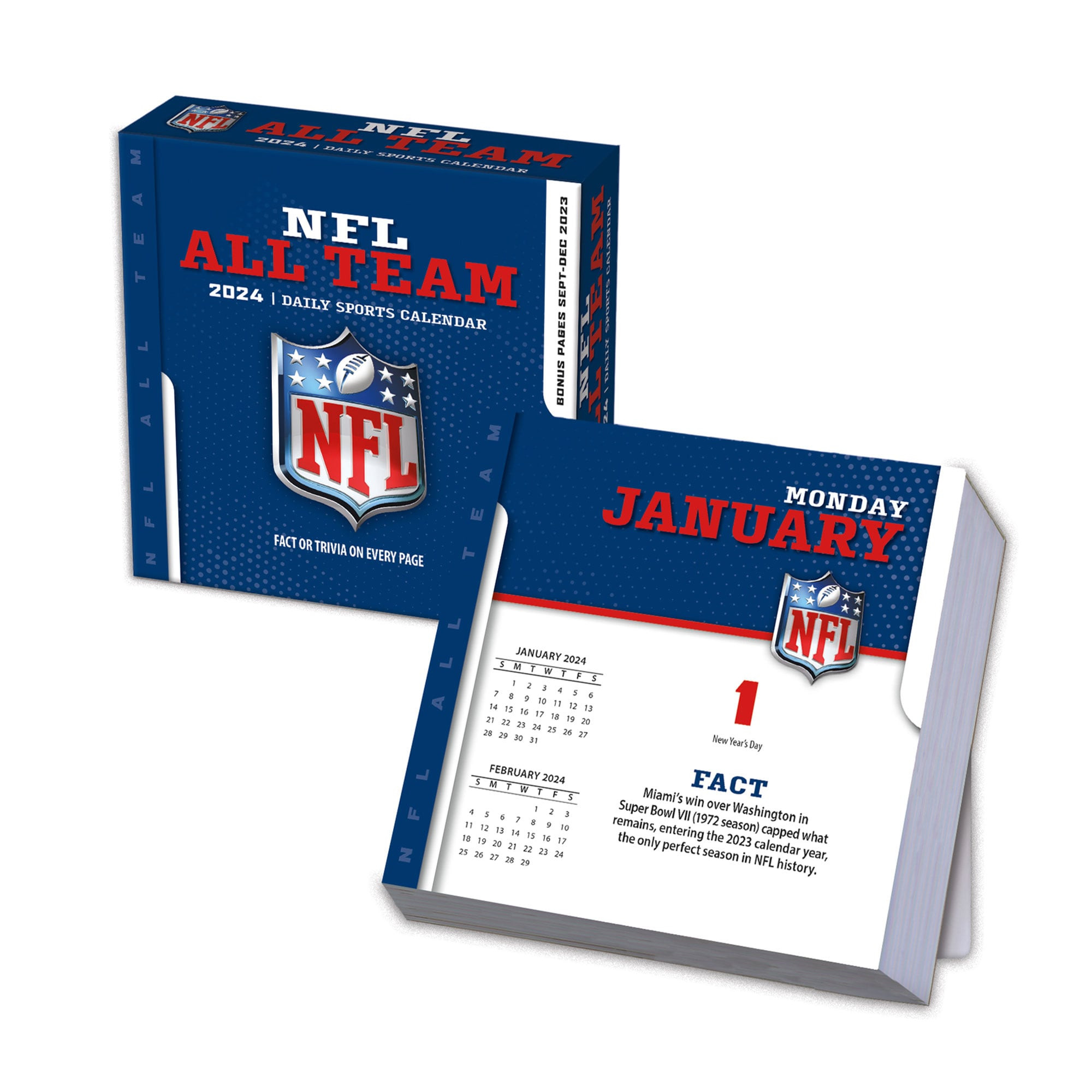 NFL Multi-Team 2024 Box Calendar | NFL Shop