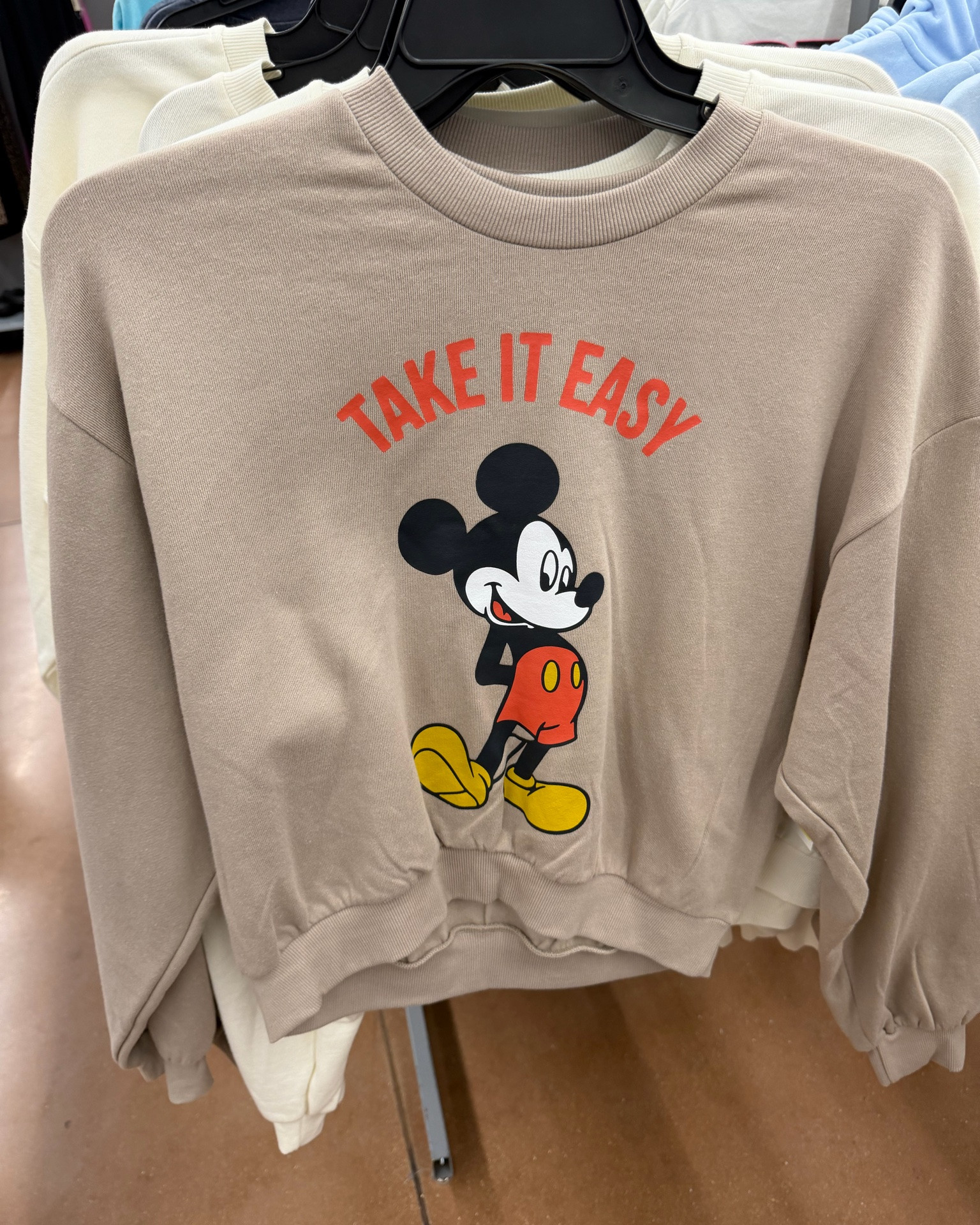 RUNNN 🏃‍♀️✨ This Mickey sweatshirt is UNDER $8 right now and way too cute to pass up 😭🤎

It has the best relaxed boxy fit with a slightly cropped length that cinches in at the waist for the cutest shape 🙌 The neutral color + vintage Mickey graphics make it look way more expensive than it is!!

Perfect for Disney trips, cozy errand days, or throwing on with leggings and denim shorts 👏 And the back graphic is SUCH a fun touch ✨

Linking this one ASAP because I have a feeling it’s going to sell out fast 👀

#LTKStyle #DisneyFinds #WalmartFashion #MickeyStyle #AffordableFashion #Mickey #DisneyFit #DisneyOutfit #LTKUnder50 #CozyCute

#LTKmomlife #LTKTravel #LTKSaleAlert