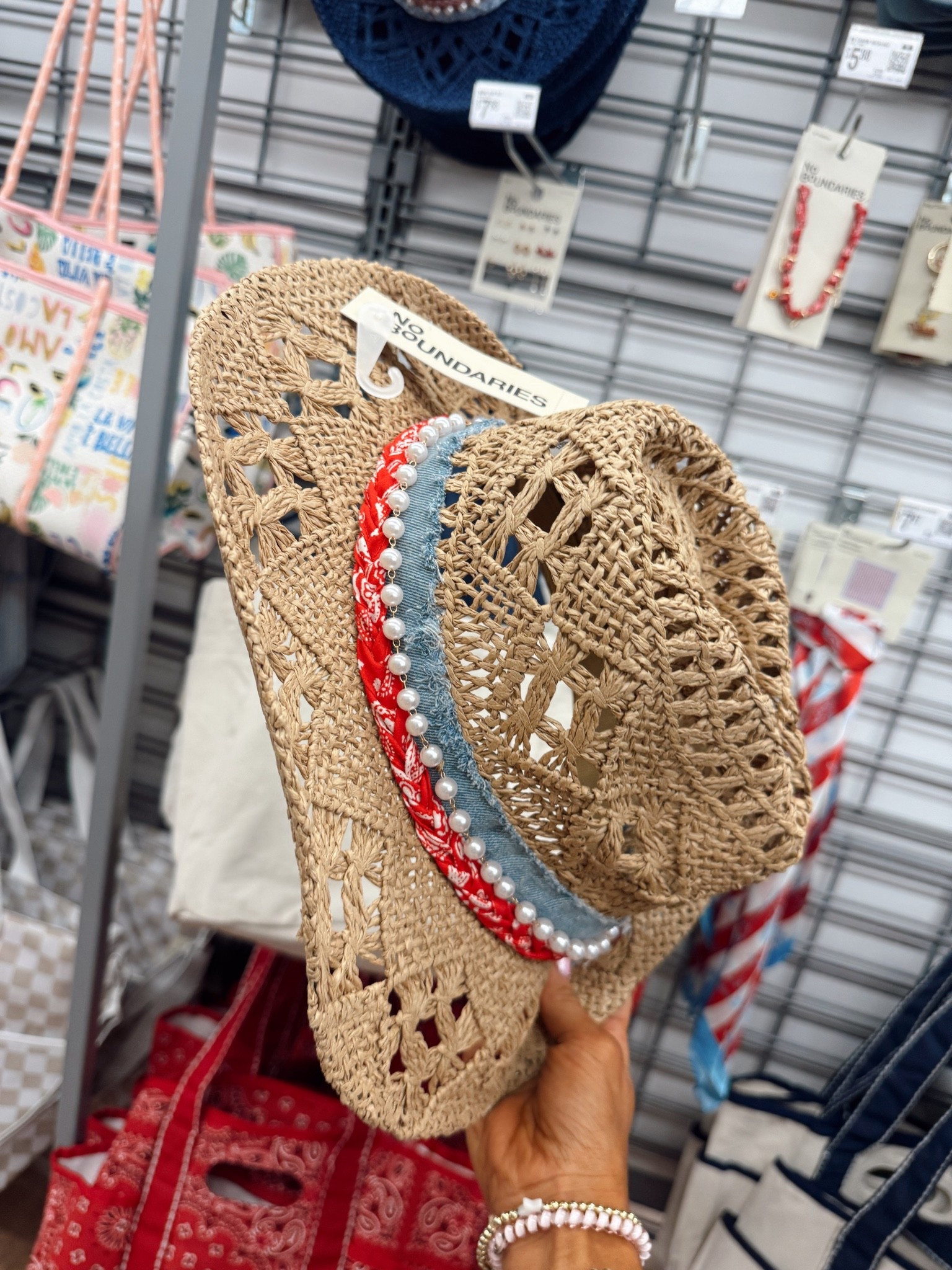 4th of July straw hat 🇺🇸