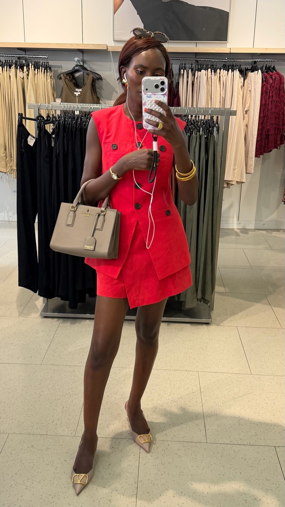 Summer OOTD - summer casual outfit - effortless summer style - summer outfit- euro summer look - matching set outfit 

Wearing 
Size 8 for bottom and size 6 for top

#LTKsummer #LTKstyletip