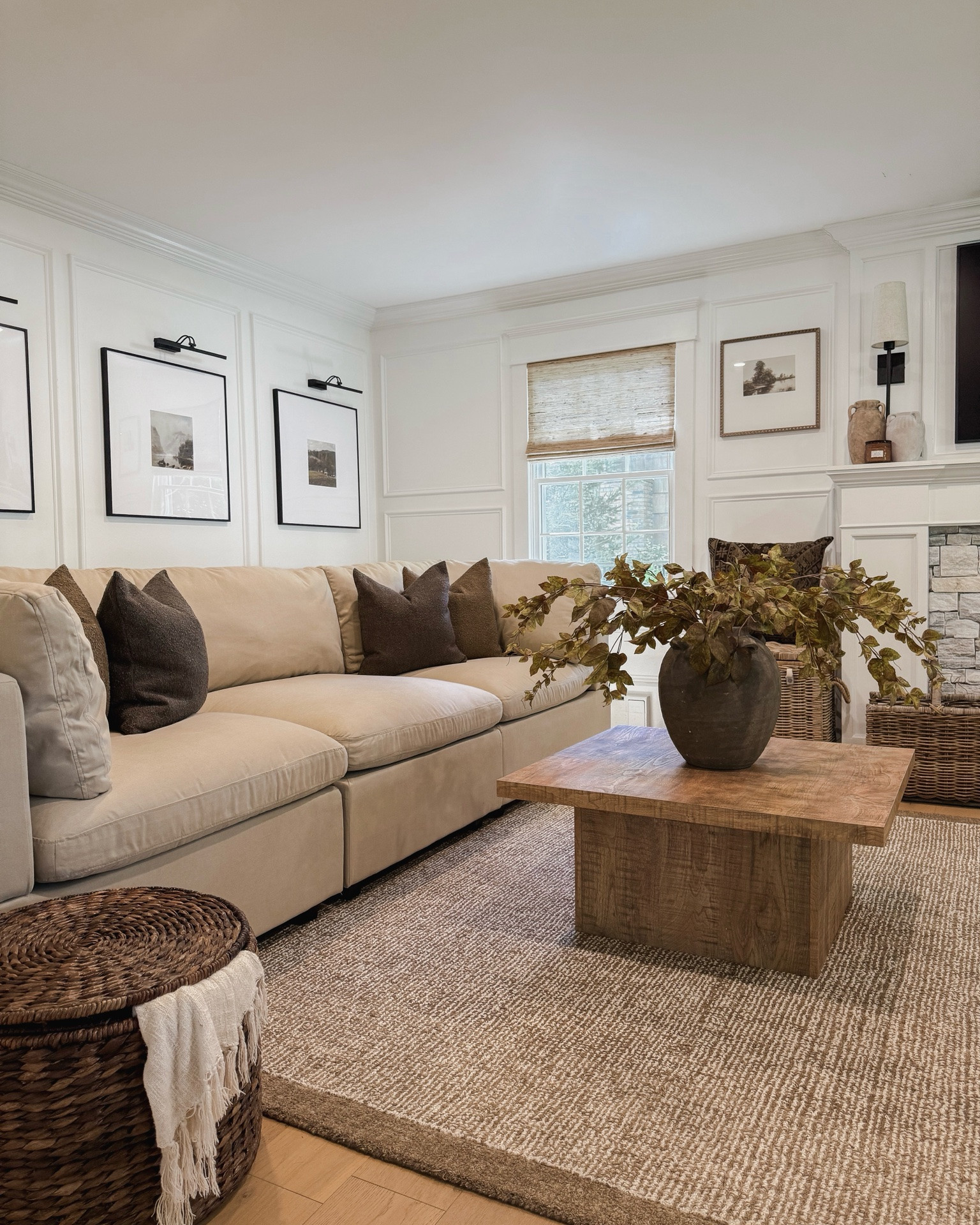 Machine-washable cloud-style sofa. Earthy + cozy living room finds. Kid and pet friendly fabric. Shown in birch performance fabric with pillow covers in dark coffee and brown. 🤎

Follow @dpiahome on Instagram + TikTok for more home decor inspiration, DIY, style, deals, & affordable finds. 🤎

#LTKHome #LTKSaleAlert #LTKdayinmylife