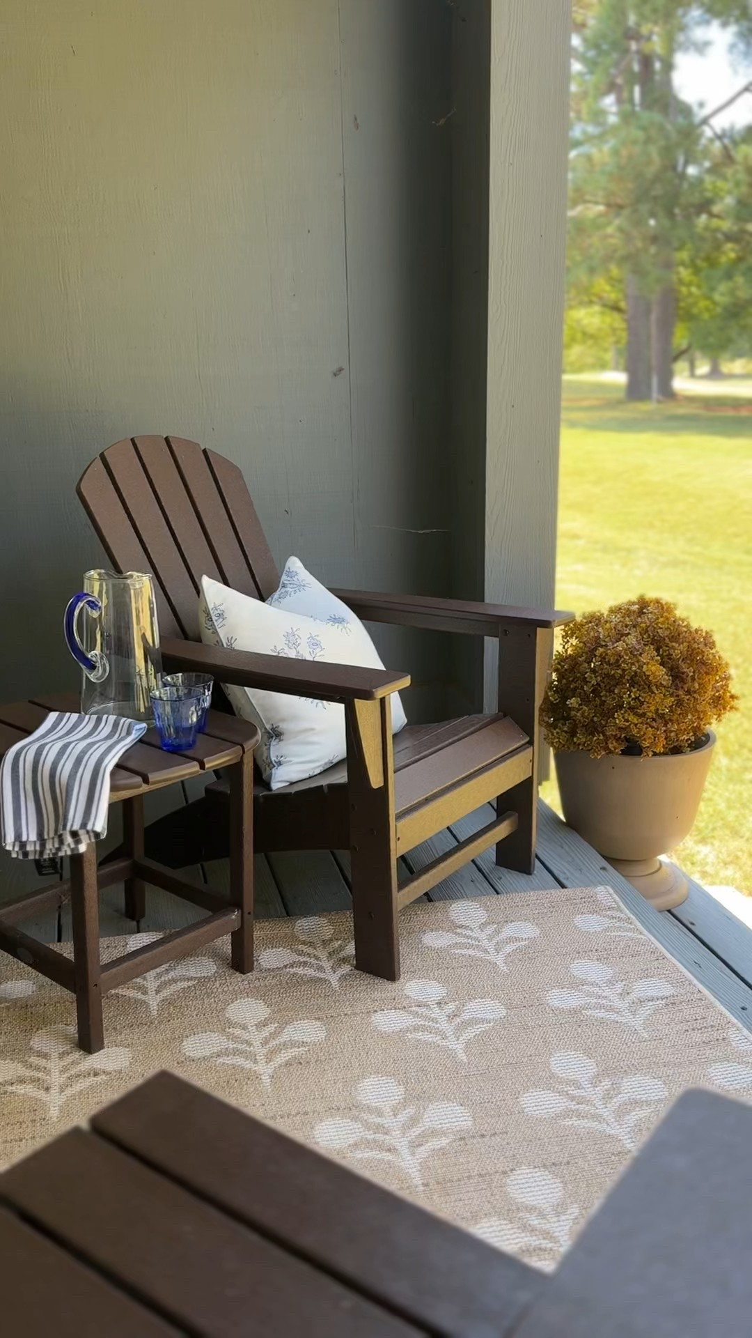 Our condo got a little Fall refresh thanks to Wayfair ✨ A burl wood–style console that doubles as storage + bar space, a neutral block print outdoor rug that cozies up the back seating area, and golden faux mums that bring the perfect touch of Fall (with zero upkeep). Loving these easy upgrades for our guests this season! 🍂 Now’s a great time to shop Wayfair during their Epic Fall Sale, with Up to 70% Off! Fast & Easy Delivery on orders over $35. I’ve linked these Wayfair finds and more picks from the sale!   @wayfair #Wayfair #WayfairPartner 

#LTKSaleAlert #LTKHome