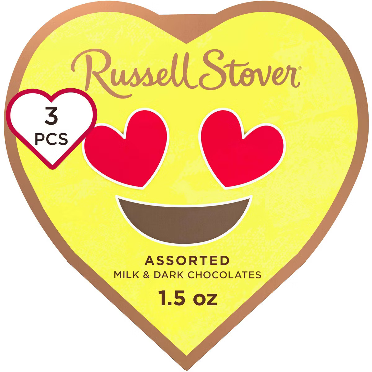 Russell Stover Valentine's Assorted Chocolates Conversation Heart - 1.5oz (Packaging May Vary) | Target