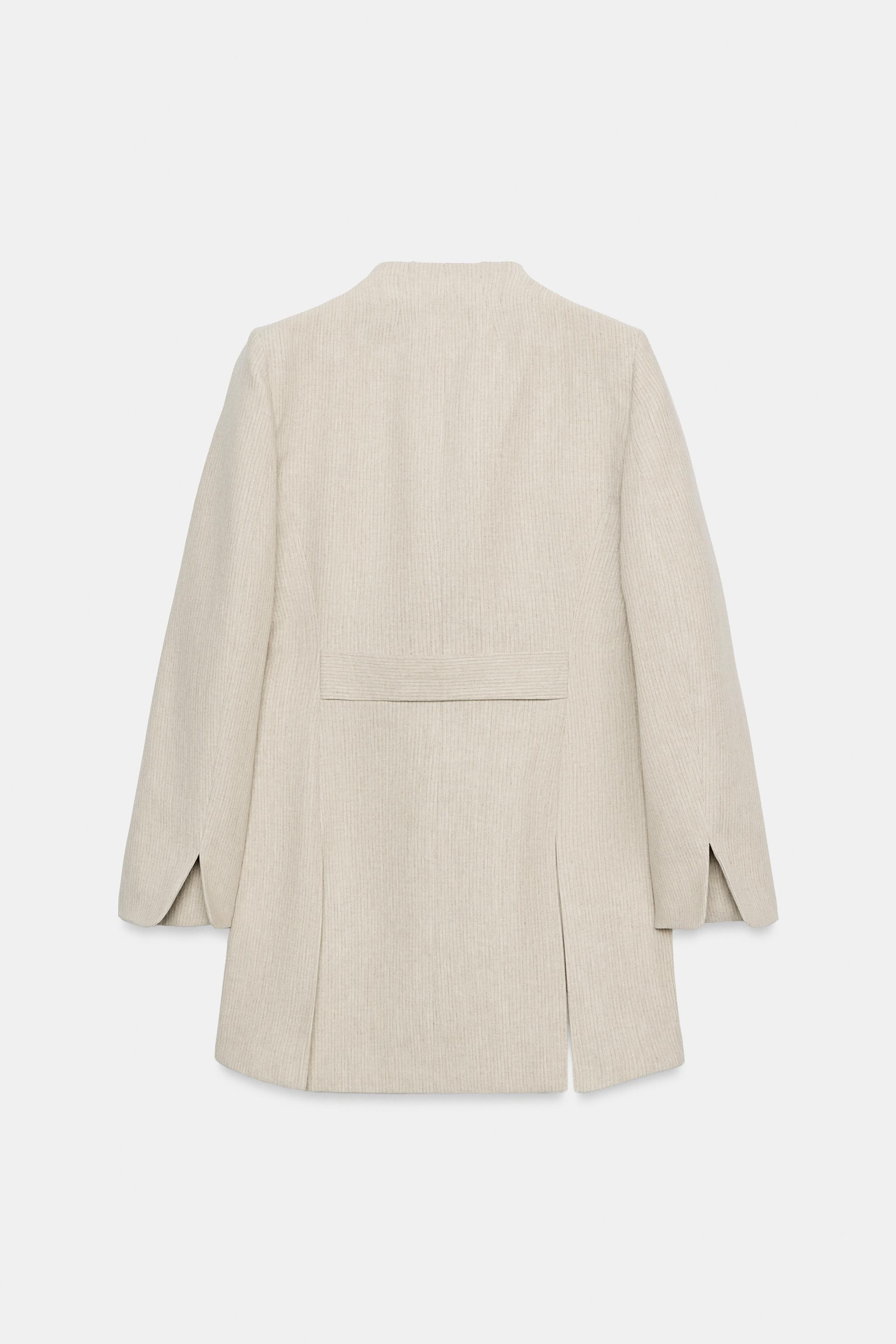 ZW COLLECTION STRIPED LONG BLAZER | Zara UK