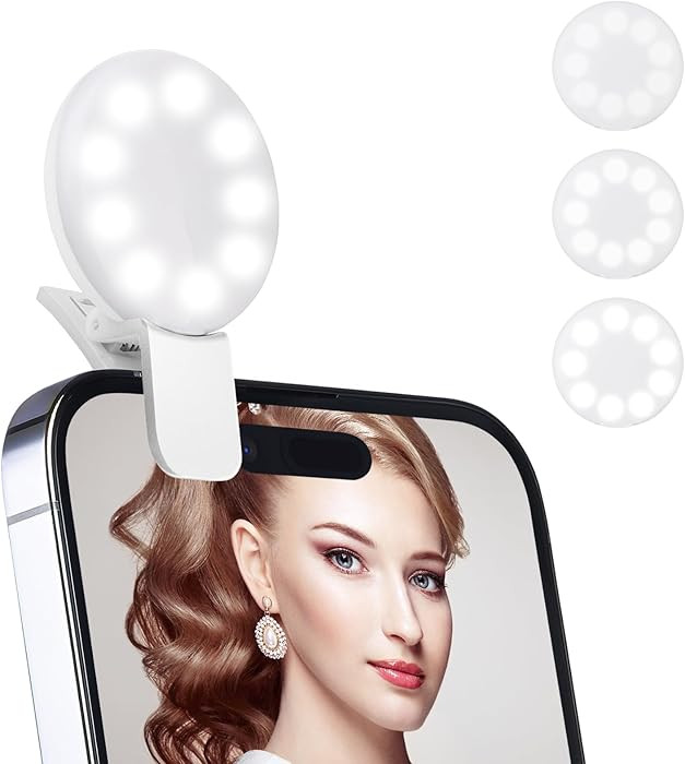 Ring Light of Pocket-Size: Rechargeable Small Ring Light for Phone, Laptop & Makeup - Perfect for... | Amazon (US)