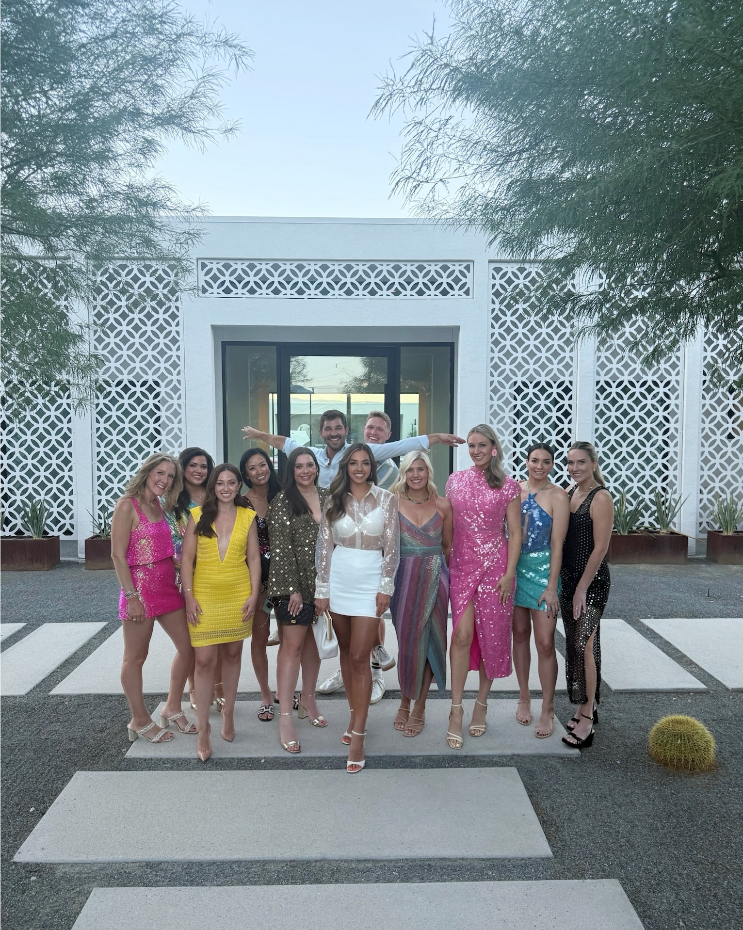 Desert sunset dinner 🌵❤️🩷🧡💛

#LTKWedding #LTKParties