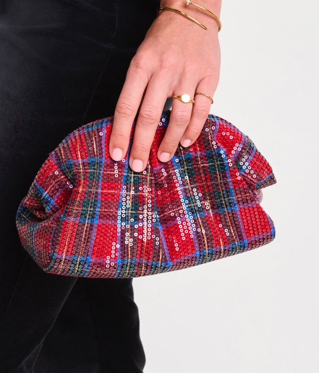 the perfect festive holiday sequin clutch. Perfect accessory for your holiday party outfit. 

#LTKGiftGuide #LTKOver40 #LTKHoliday