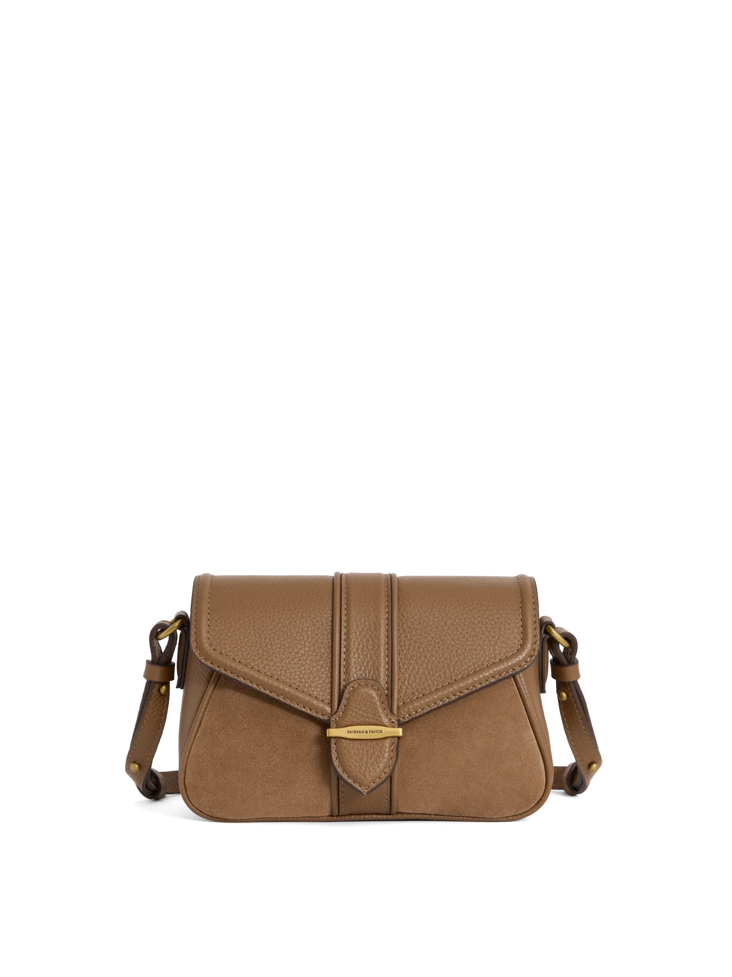 Aviemore - Women's Cross Body - Tan Suede | Fairfax & Favor | Fairfax & Favor (UK)