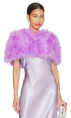 Marabou Capelet
                    
                    Adrienne Landau | Revolve Clothing (Global)