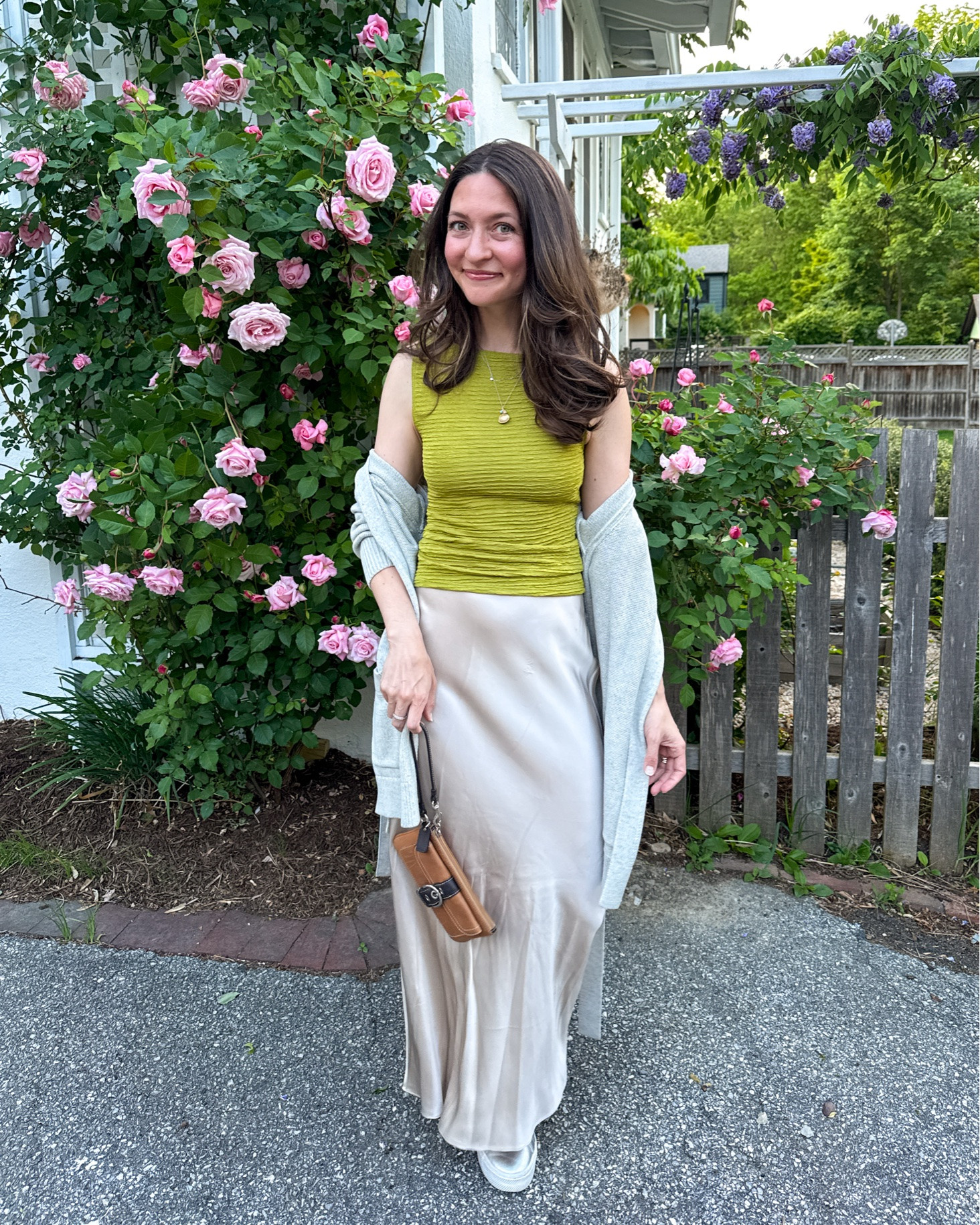Chartreuse might be my favorite unexpected neutral.

I used to think adding personality to an outfit meant adding more- more accessories, more trend pieces, more effort.

But honestly, sometimes it’s just color.

One interesting shade can completely change how an outfit feels.

Lately I’ve been loving chartreuse with softer tones like champagne, gray, brown, and blush. Still reads like a neutral… just a little more alive.

#LTKootd #LTKmomlife #LTKHome