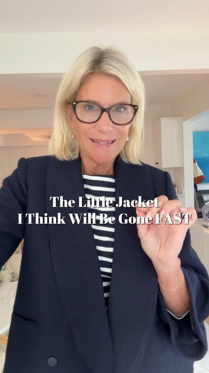 I’m giving you girls a heads-up on this one because I have a feeling it won’t stick around. It’s that perfect lightweight, cropped navy layer that looks polished without trying too hard, and I can already see it over everything from a tee to a turtleneck.

#LTKgrwm #LTKootd
