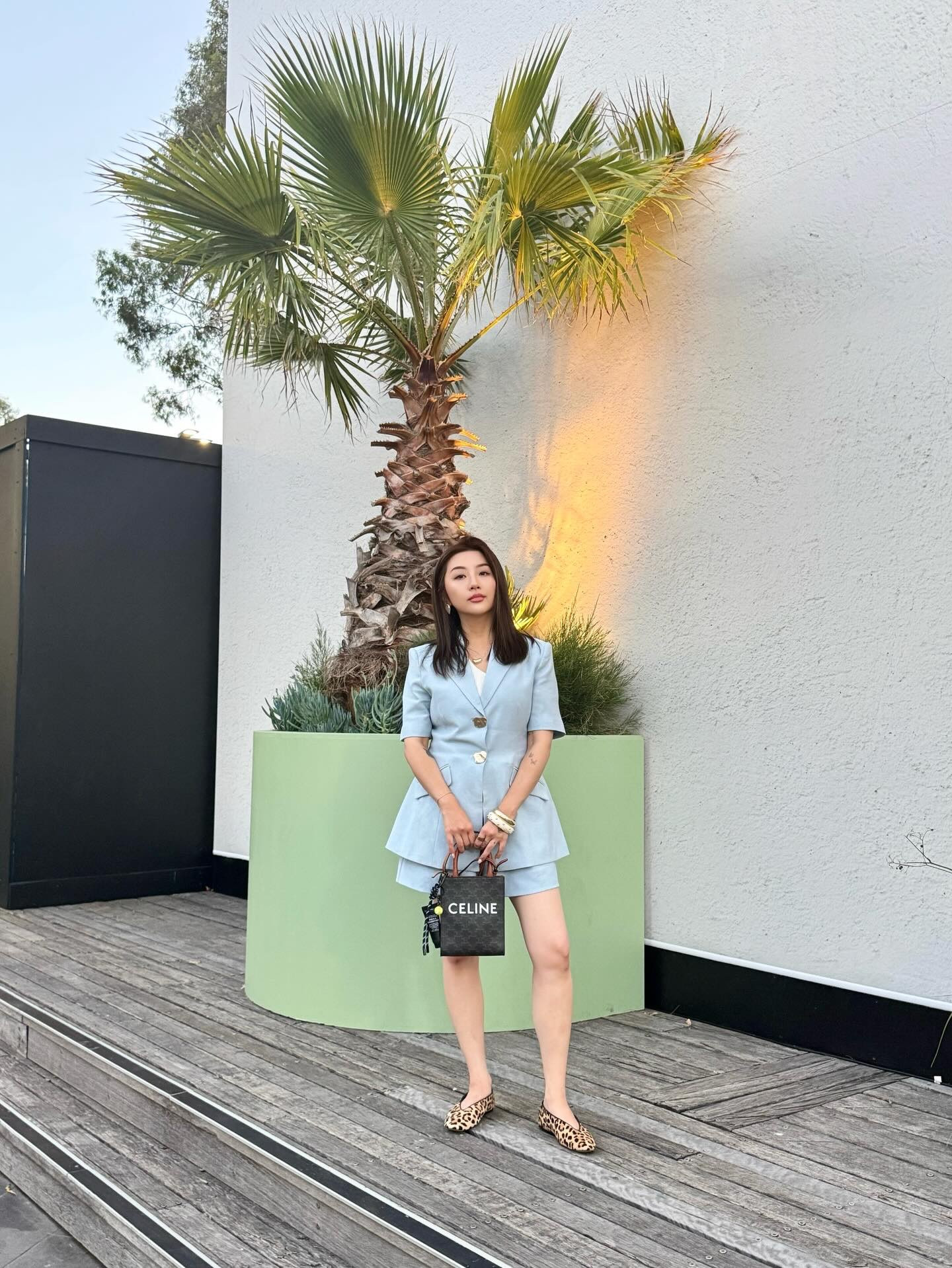 In my AO style era ✨ 

🎾 ☀️ 🩵 

Wearing @sheikeandco Effie blazer and shorts 
Celine cross body @celine 
Leopard leather flats @seedheritage

#LTKaustralia #LTKFashionMonth #LTKstyletip