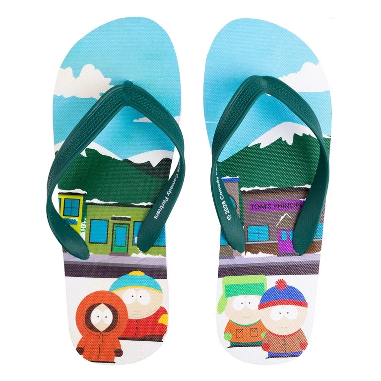 South Park Men's Flip-Flops | Walmart (US)