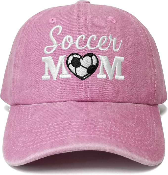 Embroidered Soccer Football Volleyball Basketball Softball Mom Hats | Amazon (US)