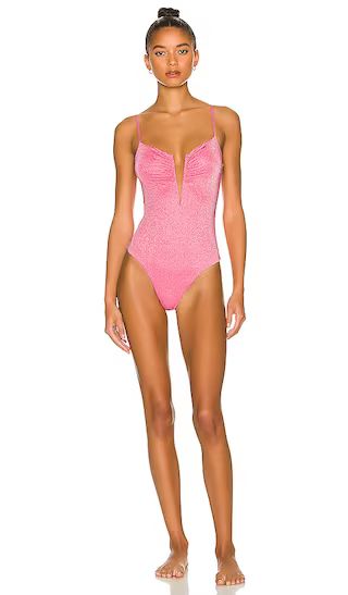 X REVOLVE Roxanne One Piece in Bubblegum | Revolve Clothing (Global)