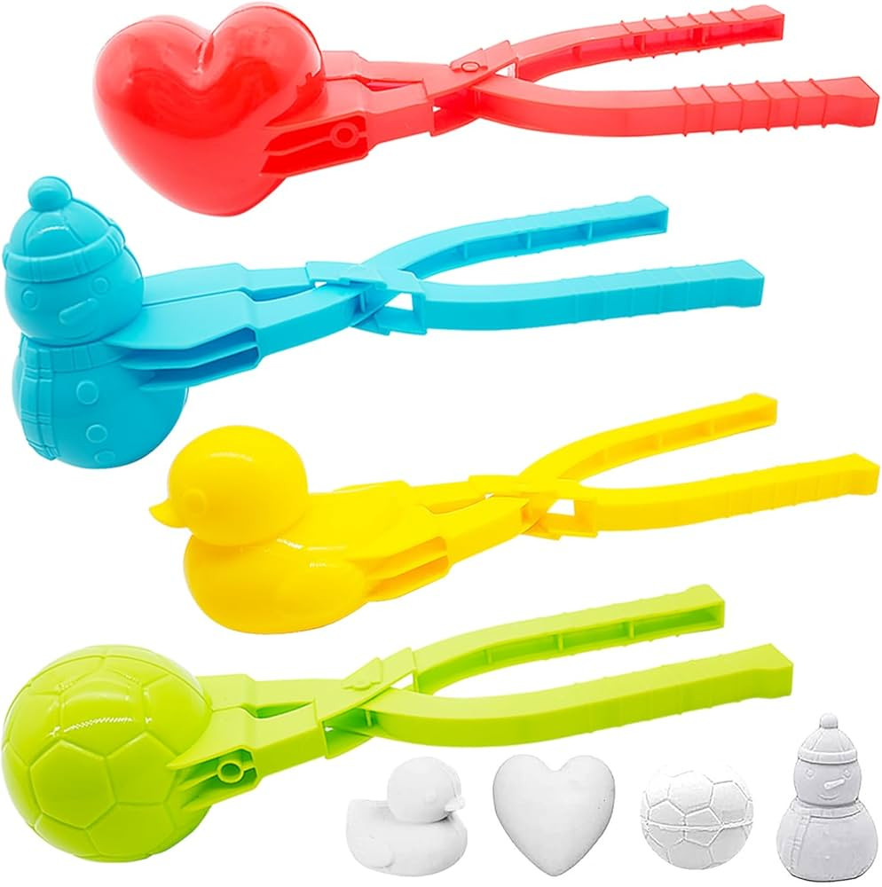 Lamnhin Snowball Maker for Kids Toys: Outdoor Play Snow Toys Kit for Boys Girls - Winter Snowball Fi | Amazon (US)