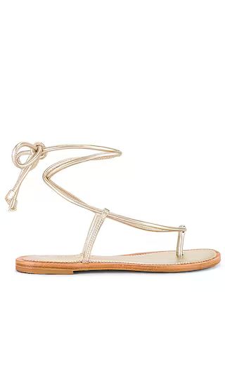 Freya Sandal in Gold Metallic | Revolve Clothing (Global)