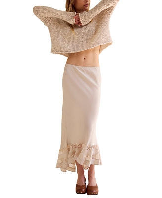 Women's Long Lost Lover Slip A-Line Skirt | Macy's