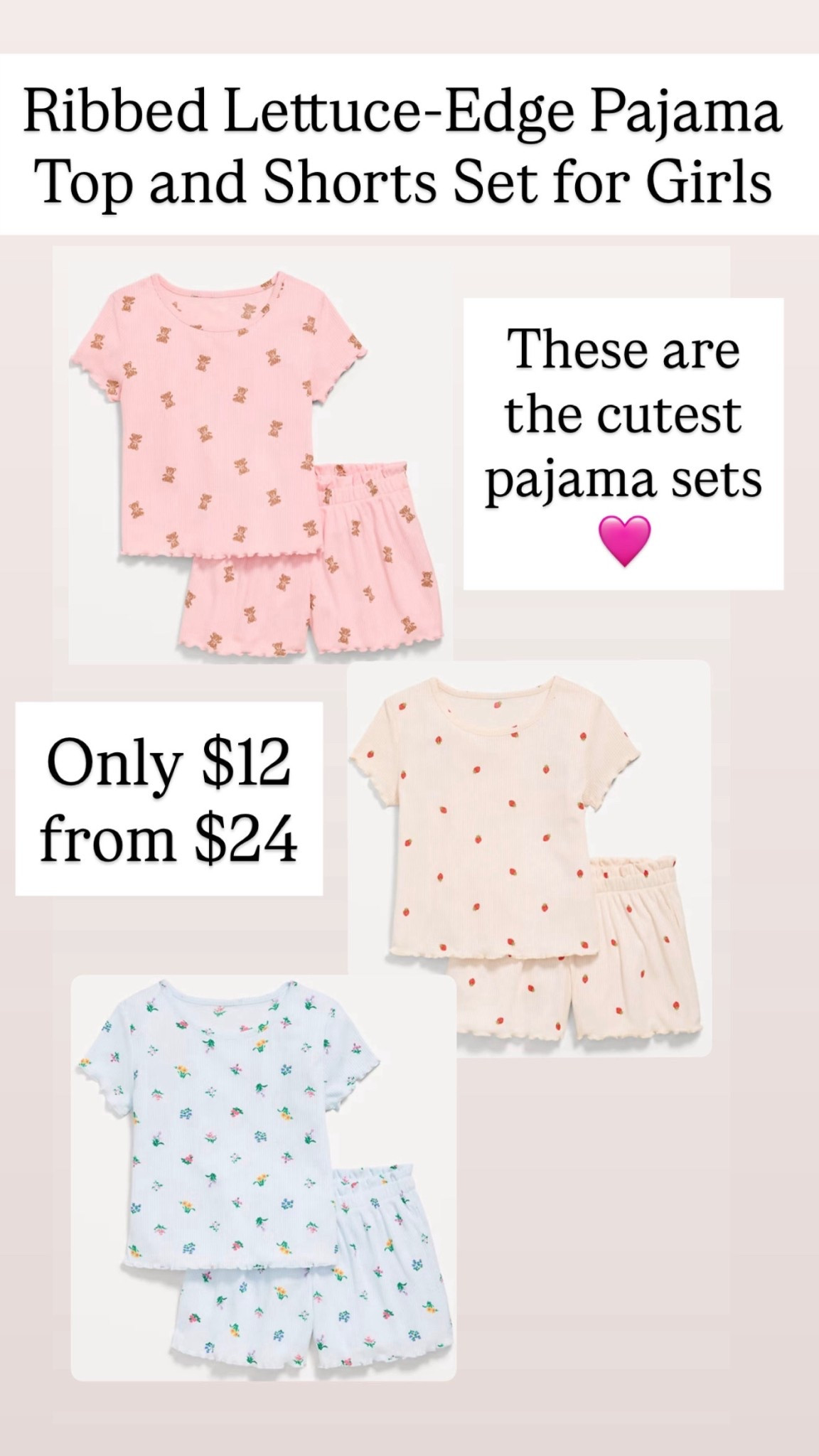 Cutest PJ sets for girls!! On sale!!! 

#LTKSaleAlert #LTKKids