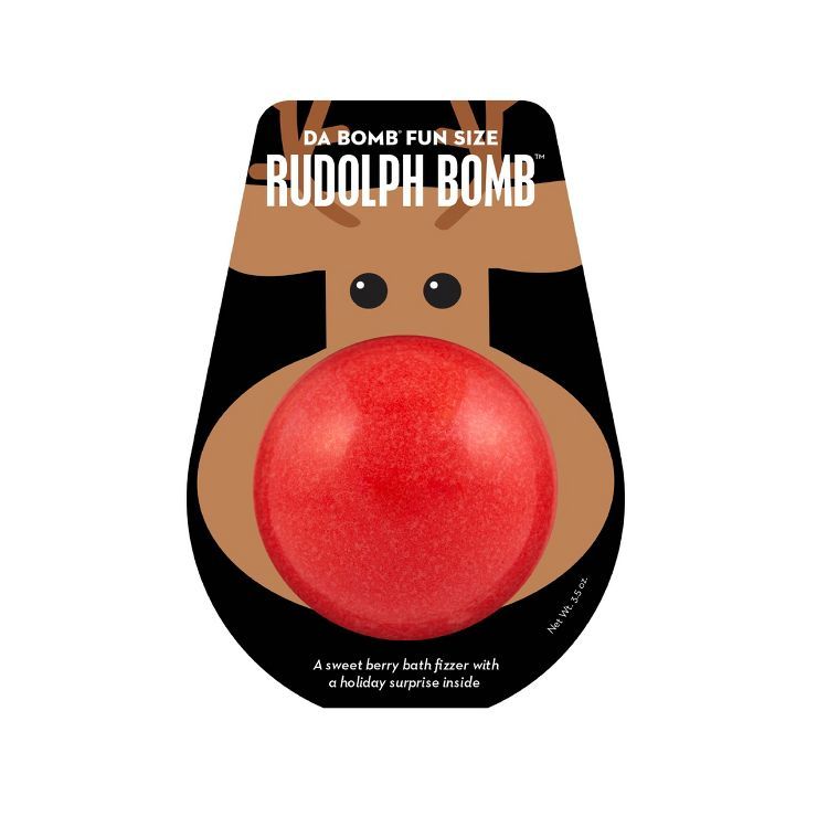 Da Bomb Bath Fizzers Rudolph Bath Bomb - 3.5oz | Target