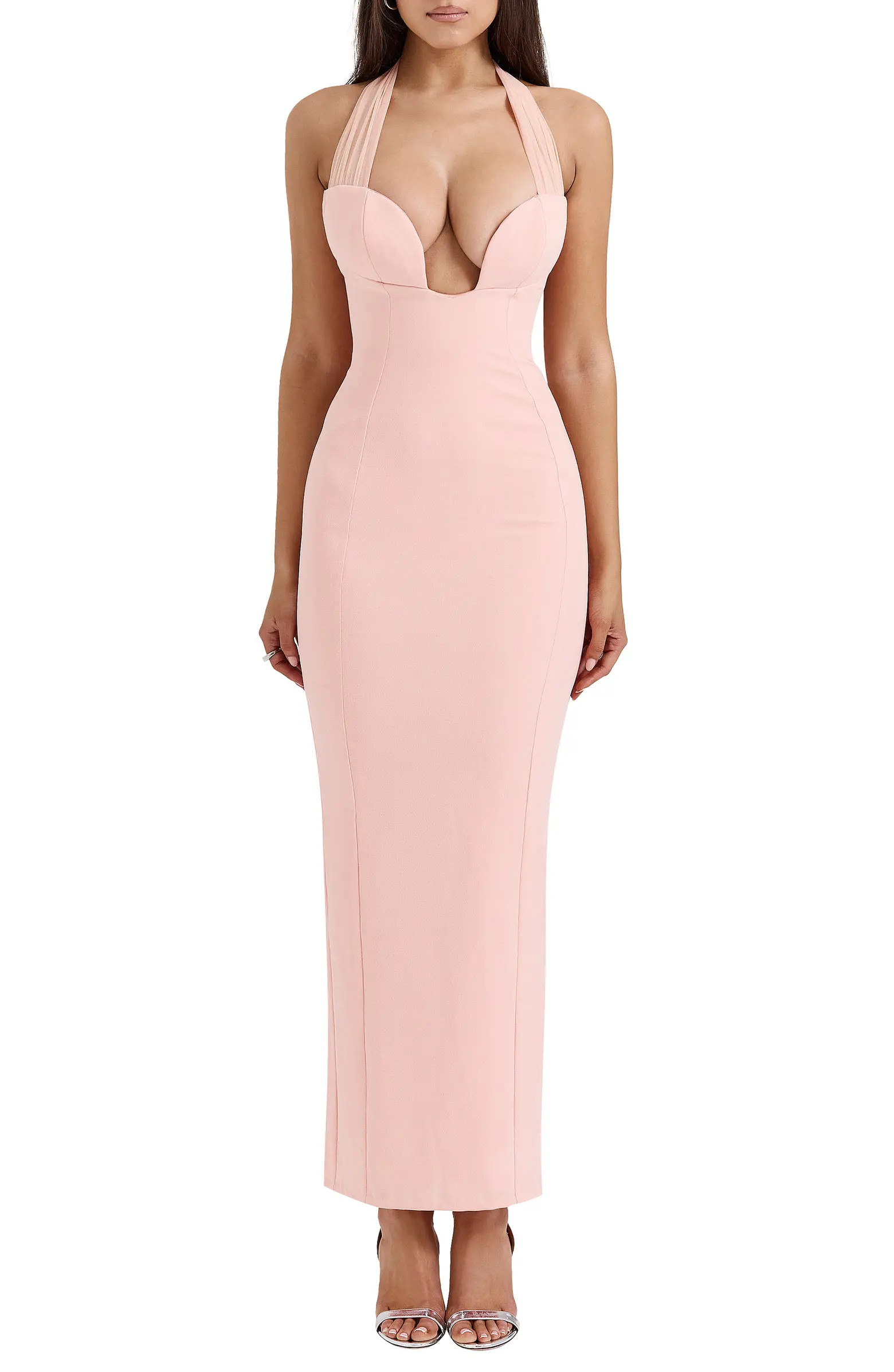 Gianina Halter Column Gown | Nordstrom