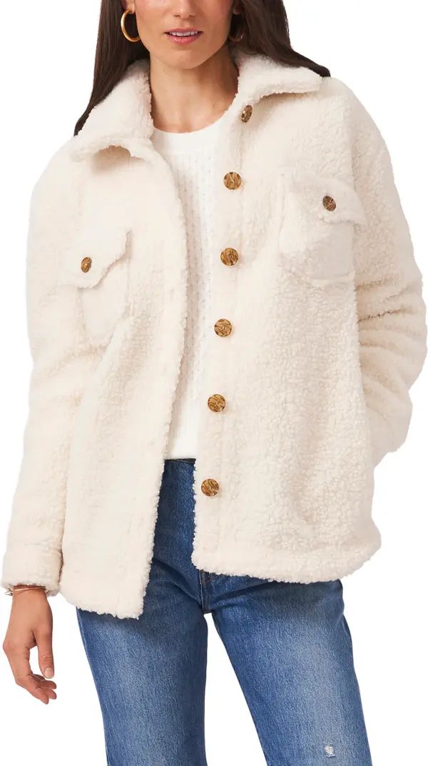 1.STATE Faux Shearling Shirt Jacket | Nordstrom | Nordstrom